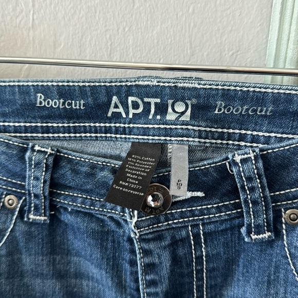APT 9 Bootcut Jeans Petite Size 10 Short - Picture 5 of 7
